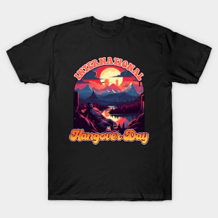 I Survived International Hangover Day August 6 Design T-Shirt